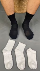 Vớ cổ cao nam nữ GOM TẤT thiết kế thoáng khí tất cao cổ chất liệu cotton êm mềm đi mát - GOM-KLB-TRONCAO