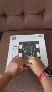 Smart Timbangan Berat Badan Digital Smart Body Fat Scale BMI USB Rechargeable