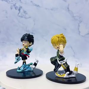 Bandai | New Mob Psycho 100 Anime Figures Gk Reigen Arataka Q Version Kawaii Standing Palm Series Model Doll Desktop Ornament Collect Toy