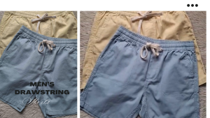 MENS BERMUDA DRAWSTRING COTTON SHORTS JACK AND JONES