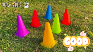 29Pcs Kids Ring Toss Game Set with Colorful Cones Rings and Bean Bags Outdoor Indoor Sports Toy