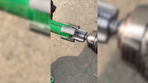 Pipe Thread Cutting Tool Electric Drill Integrated Internal External Thread Cutting Tool 1/2 3/4 Pipe Threader Kit