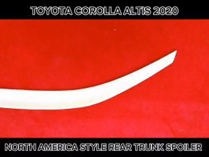 TOYOTA COROLLA ALTIS 2020 NORTH AMERICA STYLE REAR TRUNK SPOILER MATERIAL ABS SKIRT LIP BODYKIT