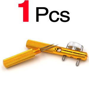 Topranc 1Pcs Aluminum Alloy Line Knotter Fishing Hook Tying Machine Tier Knots Tie Device Hook Remover Knot Tying Tool