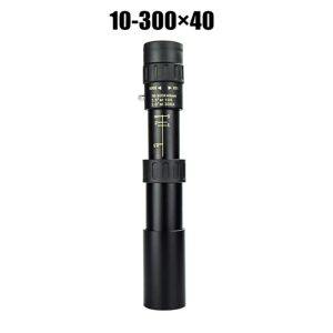 10-300x40 ซูมกล้องโทรทรรศน์ HD แบบพกพา Strong กล้องส่องทางไกล Long Range Professional Monocular Low Night Vision สําหรับล่าสัตว์