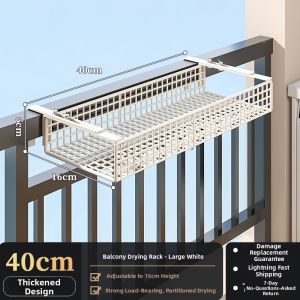 Balcony Outdoor Window No-Drilling Drying Rack
