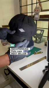 RCKLS. Polo Cap Jims Navy Red | Topi denim I topi Pria