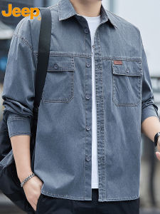 Jeep | Stylish Casual Mens Workwear Long Sleeve Shirt