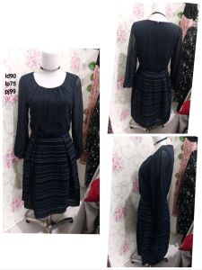 Dres kombinasi navy