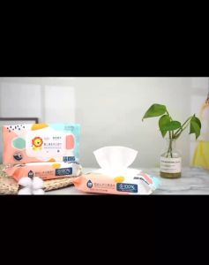 Tissue basah bayi tanpa alkohol dan pewangi 80s / Baby wipes 80s