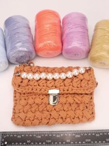 1Pcs Polyester T-Shirt Yarn For DIY Crafting Crochet And Knitting - Bags Cushions Dolls Baskets Scarves 210g/7.4oz 50m/54yd