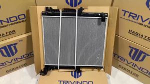 RADIATOR ASSY MITSUBISHI STRADA TRITON 2016 UP 2017 2018 2019 2020 2021 2022 2023 MANUAL TRANSMISI MERK TRIVINDO