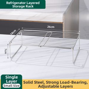 MUGG | Stainless Steel Refrigerator Shelf Organizer