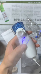 [Hàng Export Châu Âu] Máy xông khi dung mũi họng cầm tay trẻ em người lớn phun sương siêu âm