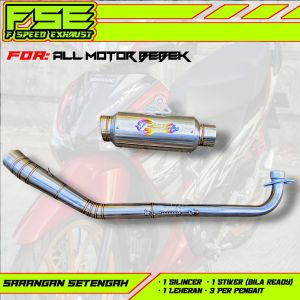 Knalpot Racing GTX Bebek Supra x125 Supra x Supra x 125 Fi Original F speed exhaust