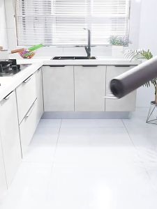 Kitchen Floor Mat Non-Slip and Oilproof Carpet Home Doorway Covered with Absorbent Oil-Absorbing Stain-Resistant Door Mat Door Mat