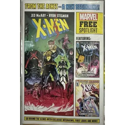 X-MEN: FROM THE ASHES SAMPLER 1st appearance Bronze Marvel Comics