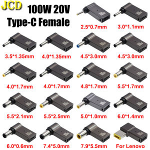 100W USB Type-C to Dc Power Jack Connector USB C to Universal Laptop Power Adapter Plug Converter For HP Dell Lenovo Asus Acer