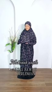 Mukenah Dewasa Terbaru Putusan Berlengan AISYAH mukena dewasa bahan adem lembut dingin 2024 Matt.Rayon Premium Mix Renda