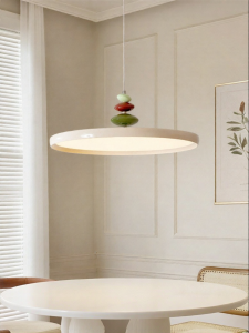 FANCY LAMP CLUB | Creative Flying Saucer Modern Cream Style Dining Chandelier