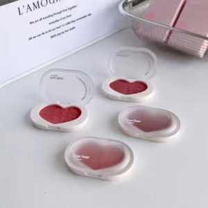 New Gege Bear soft color heart pop powder blusher