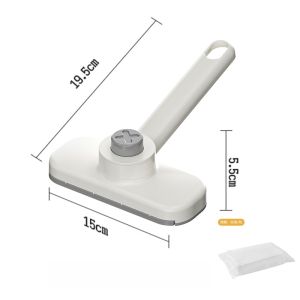 MUJX Bàn Chải Lau Nhà Có Thể Xoay Được Bàn Chải Lau Nhà Vệ Sinh Bàn Chải Lau Tường Mặt Chải Vải Không Cần Rửa Tay Máy Lau Tự Động