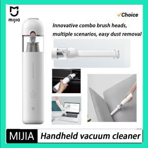 NEW MIJIA Portable Car Vacuum Cleaner Mini Handheld Wireless Cleaning Machine for Home Auto Supplies 13000Pa Cyclone Suction-
