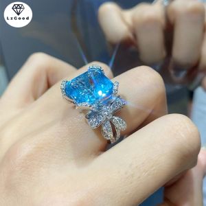 【Giảm Giá Hấp Dẫn + Hàng Có Sẵn】nhẫn Mở Kim Cương Moissane Nhập Khẩu Sản Phẩm Mới Hot PT950 Mạ Tám Trái Tim Và Tám Mũi Tên Quà Tặng Ngày Lễ Cho Nữ