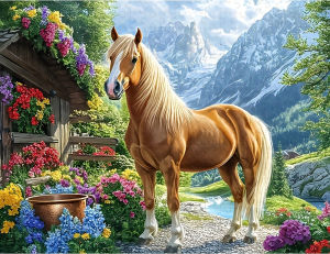 500/1000/1200/2000PCS Jigsaw Puzzle Natural Scenery Animal Farms Masterpiece Art For Adults Family Fun And Challenge Gift
