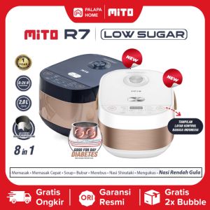 MITO Rice Cooker Digital R7 Low Carbo Kapasitas 2 Liter | Magicom Mito Penanak Nasi Rendah Gula