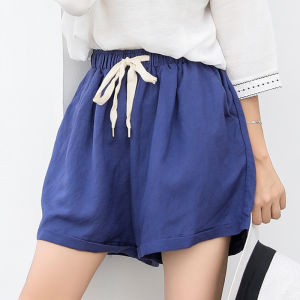 Pink Loose plus Size Sports Shorts