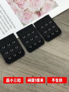 Móc Áo Ngực Bằng Thép Không Gỉ Có Thể Điều Chỉnh 1cm Móc Áo Ngực Ba Hàng Dài Hơn Móc Áo Ngực Bằng Cotton Polyester Mùa Hè 2021