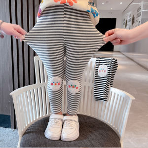 Quần Mặc Trong Bé Gái Quần Áo Trẻ Em Mẫu Mỏng Kiểu Tây Mặc Bên Ngoài Trang Phục Mùa Thu Trẻ Em Mẫu Xuân Thu Quần Lót Nhung Mùa Thu Bé Gái