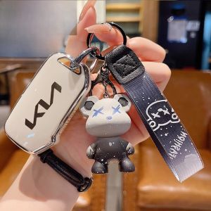 Kia K3 K5 K2 Key Cover Womens Style Car Key Holder Simple Design Vehicle Interior Accessories Driving Personal Items