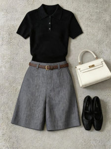 SHAXU | Elegant Stylish Chic T-shirt and Shorts Set