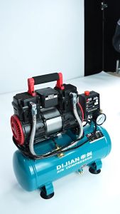 Oil-free air compressor pump 1200W 40L/min ปั้มลมแบบพกพา ไฟฟ้า 220v ปั๊มลมรถยนต์ ปั๊มลมแรงดันสูง ปั๊มลมขนาดเล็ก เกรดอุตสาหกรรม เริ่มและหยุดอัตโนมัติ ไม่จำเป็นต้องบำรุงรักษา เงียบและไร้น้ำมัน มอเตอร์ไร้แปรงถ่าน แรงดันอากาศขาออกคงที่ อายุการใช้งานยาวนาน