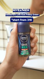 NIVEA MEN Deodorant Roll On Cool Kick Freezy Green 50ml x2