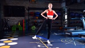 Resistance Band Karet Gym Senam Yoga Fitness Exercise Stretching Karet Hip Band Booty Band Squat Yoga Fitness Pinggul Tangan Kaki Olah Raga Pinggul Lenggan Paha Resistance Band