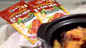 Combo 3 gói Gia Vị Cá Kho Riềng Barona 80g ướp ngon chuẩn vị không cần nêm nếm