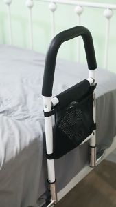 Johor Seller | Assist Handle Bed Rail Safety Get Up Handle Secure Bed Rail Assisting for Elderly Expectant Mother Aid Handrail Get Up Rail