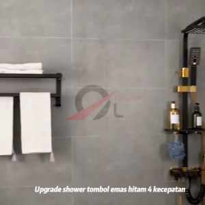 LENODI Shower Mandi Set: Pemanas & Pendingin Tembaga, 4 Fitur