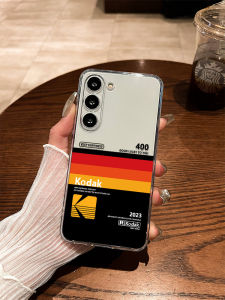 LINGRONG | Vintage Film Retro Shockproof Galaxy Phone Case