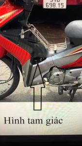 Yếm giữa yếm dưới khóa Wave S110 RSX 110 (2009-2010) hàng din Honda mới 100%