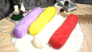 หมอนข้างกะทัดรัด หมอนข้างผ้าขนนุ่ม หมอนข้างเด็ก หมอนข้างอเนกประสงค์ ผ้านุ่มลื่น ยัดใยสังเคราะห์ นุ่มเด้ง