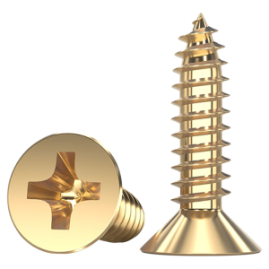 TIANZHUOJINSHU | Solid Brass Countersunk Self-Tapping Screws