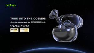 หูฟังไร้สาย oraimo SpaceBuds Pro OTW-930 ตัดเสียงรบกวน Hybrid สูงสุด 50dB ระบบเสียง Spatial Sound คุยชัดด้วยไมค์ 4 ตัว ENC โหมดเกมเสียงไว แบตเตอรี่ใช้งานได้ 32 ชม. กันน้ำกันฝุ่น IP54 ปรับ EQ ได้ในแอป แถมกล่องเก็บ
