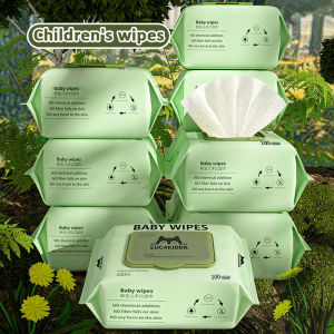 100 Counts Baby Wipes Sensitive Fragrance Free White Wet Wips for Baby