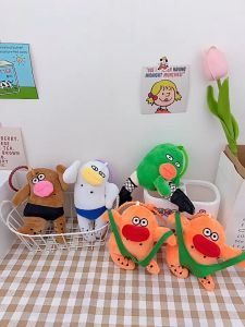 【Empty Love】ของเล่นตุ๊กตา ปากไส้กรอกตุ๊กตาพวงกุญแจ พวงกุญแจตุ๊กตาตลกสร้างสรรค์ จี้กระเป๋านักเรียน สามารถใช้เป็นของขวัญวันเกิดได้