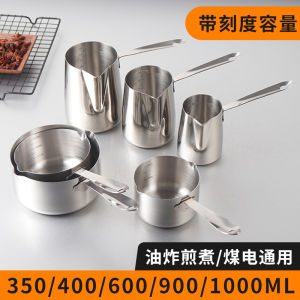Mini Stainless Steel Milk Pan 10CM Baking Butter Small Pot 12 Baby Supplementary Food Pot 14 Hot Milk Cooking Utensils