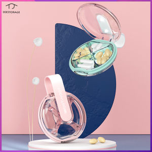 HKStorage Ống đựng thuốc Hộp bao bì nhỏ cầm tay bảy ngày một tuần Ống đựng thuốc chai thuốc ba bữa một ngày mini cầm tay